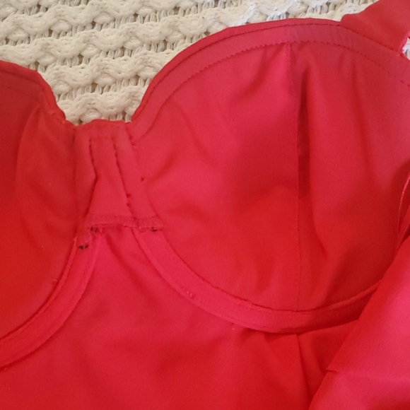 Guess Red Bustier Top XS - Picture 9 of 10
